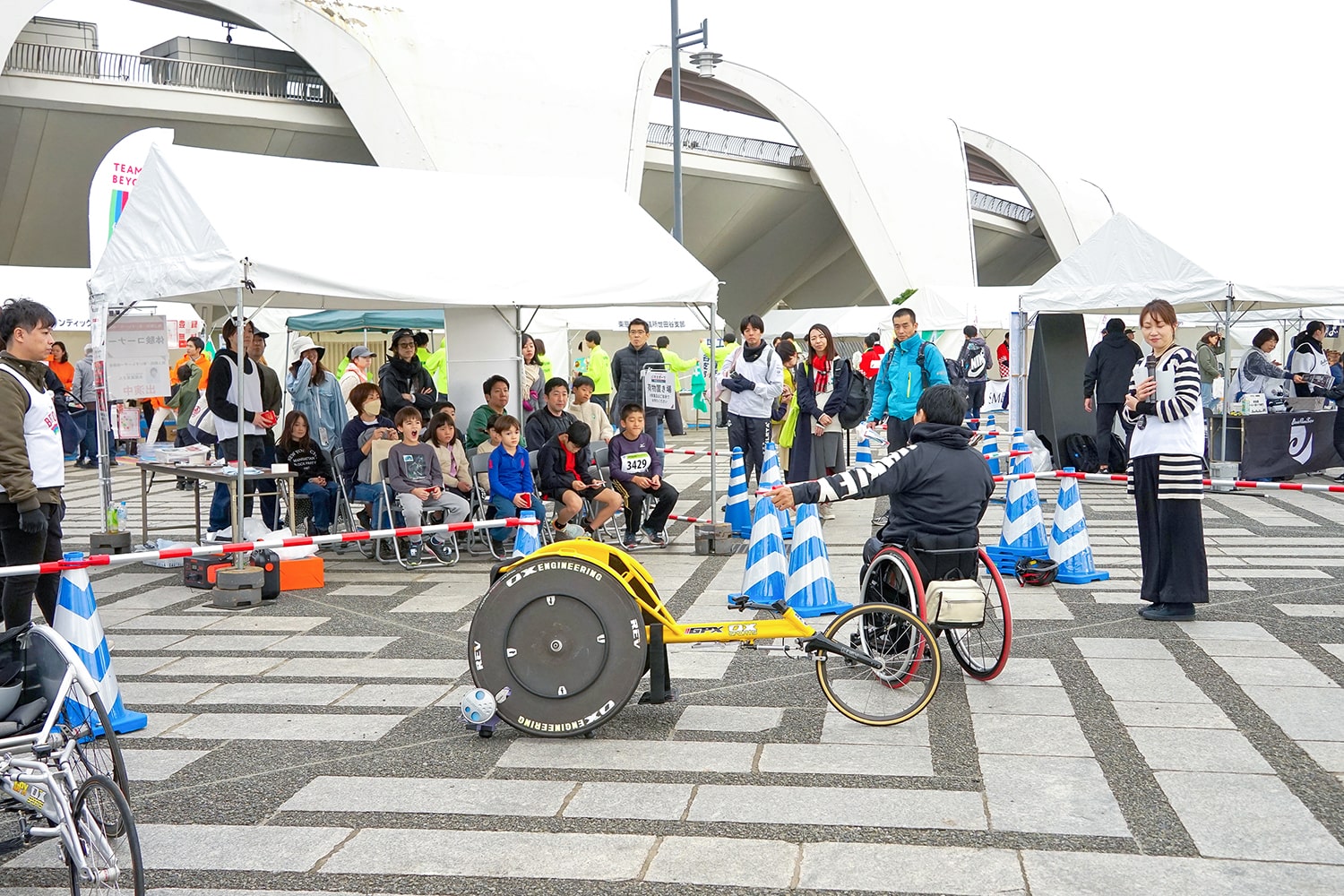 TEAM BEYONDパラスポーツ体験プログラム「11/10 第１９回世田谷２４６ハーフマラソン（世田谷区）」実施レポート