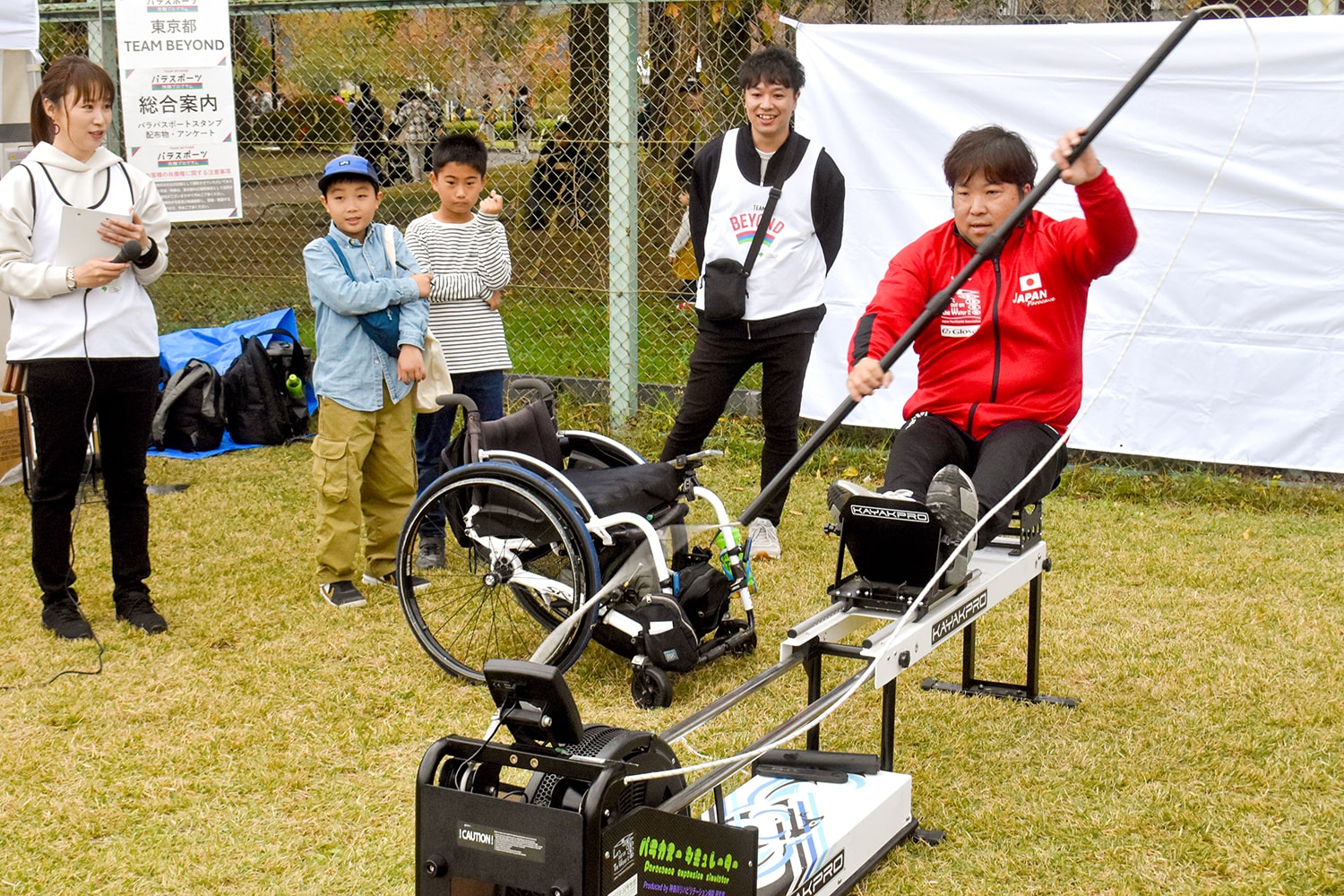 TEAM BEYONDパラスポーツ体験プログラム「11/16、17 第45回八王子いちょう祭り（八王子市）」実施レポート