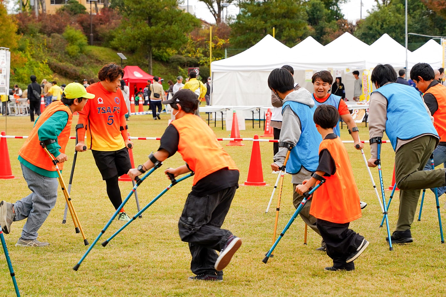 TEAM BEYONDパラスポーツ体験プログラム「11/16、17 第45回八王子いちょう祭り（八王子市）」実施レポート