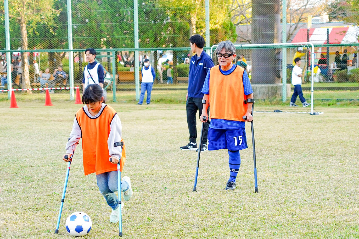 TEAM BEYONDパラスポーツ体験プログラム「11/16、17 第45回八王子いちょう祭り（八王子市）」実施レポート